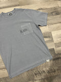 Kith Oversized Pocket Tee Indigo Fits M L Hoodie, Sweatshirt | FlexRushtees.com