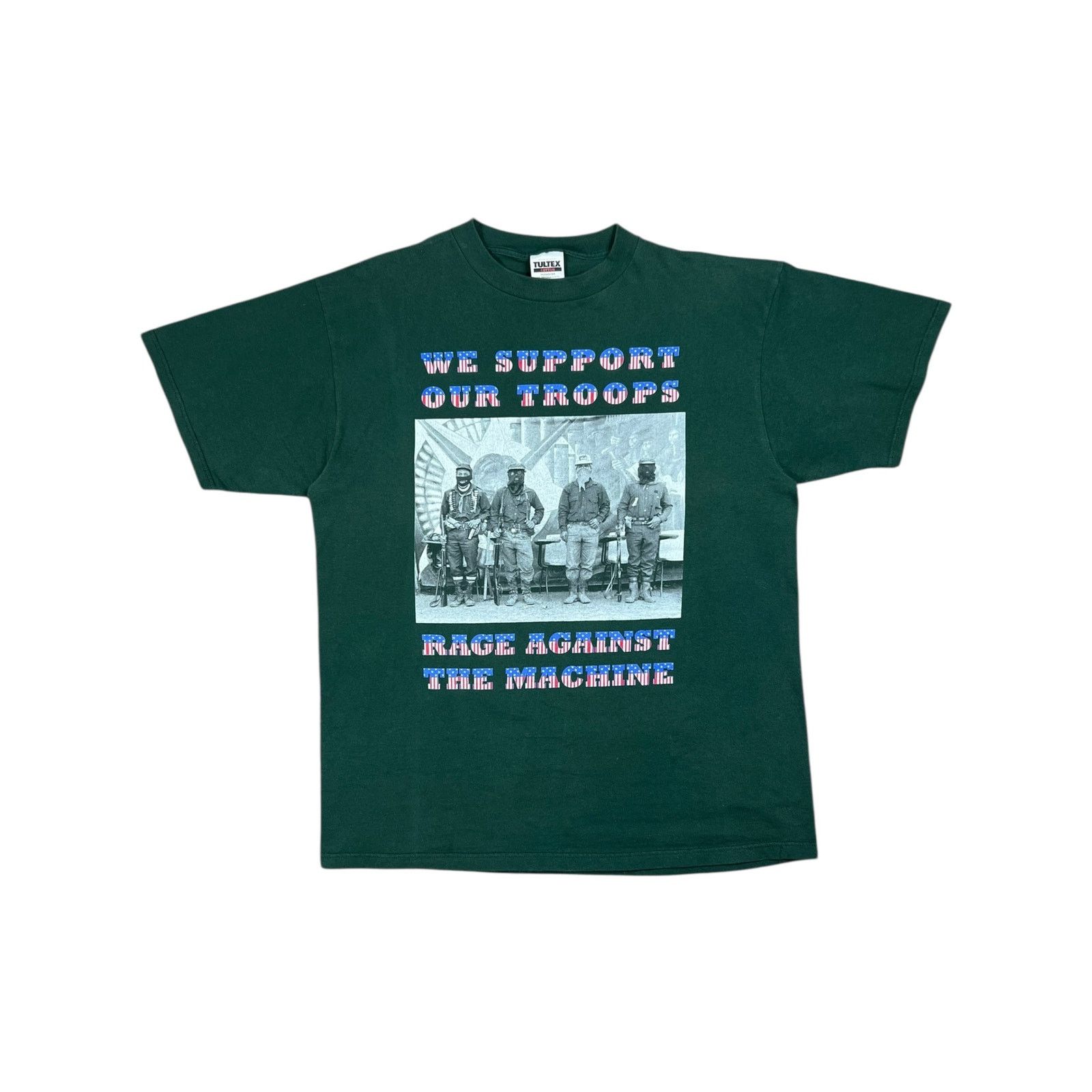 Rage Against The Machine X Vintage 1990s Rage Against The Machine We Support Our Troops T-Shirts, Hoodie, Sweatshirt