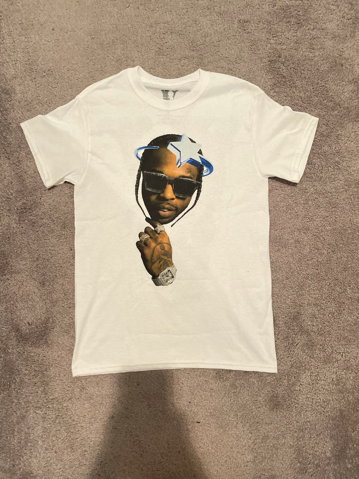 Vlone Halo T Shirt White Hoodie, Sweatshirt | FlexRushtees.com