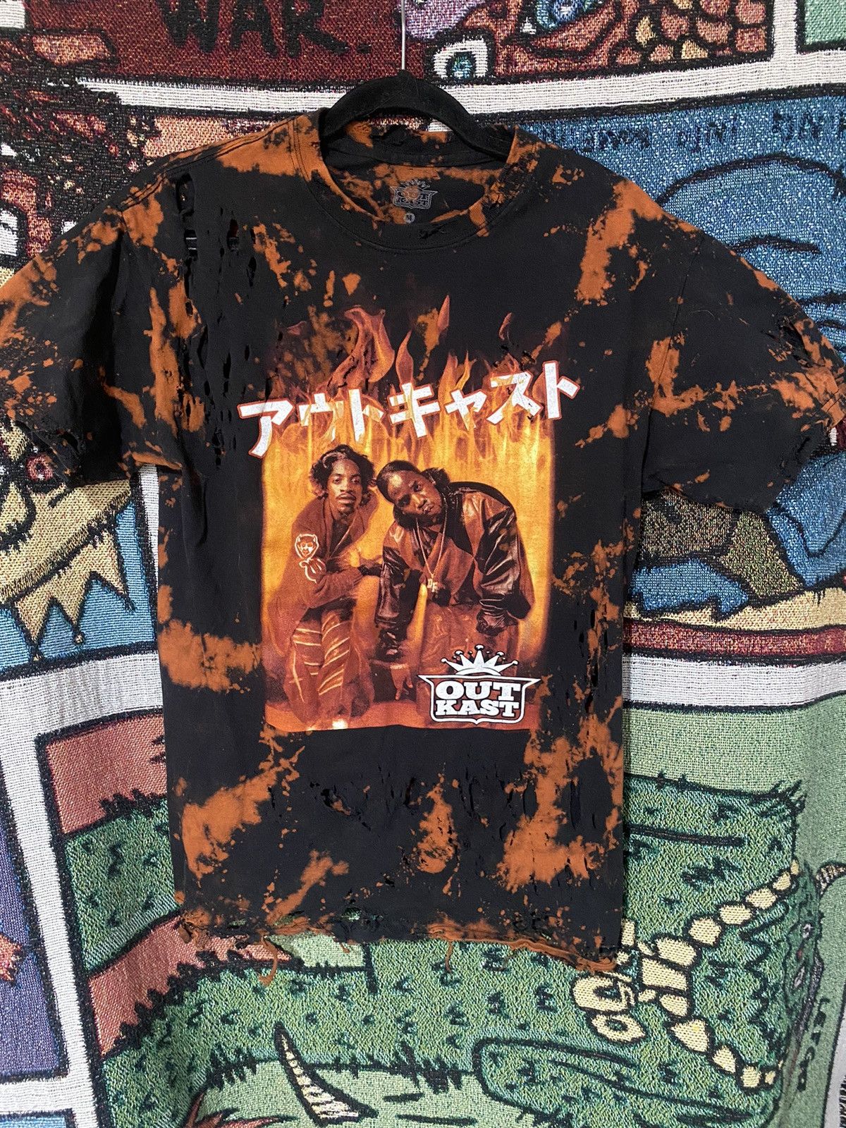 Outkast Shredded Tee Hoodie, Sweatshirt | FlexRushtees.com