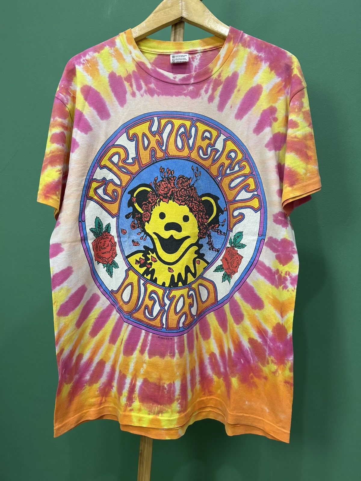 Dead Vintage Grateful Dead Dancing Bear 1994 Tie Dye T-Shirts, Hoodie, Sweatshirt | AU16VibeMintTees.com