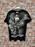 Vintage Feel The Thunder Vintage Biker Tee Hoodie, Sweatshirt | FlexRushtees.com