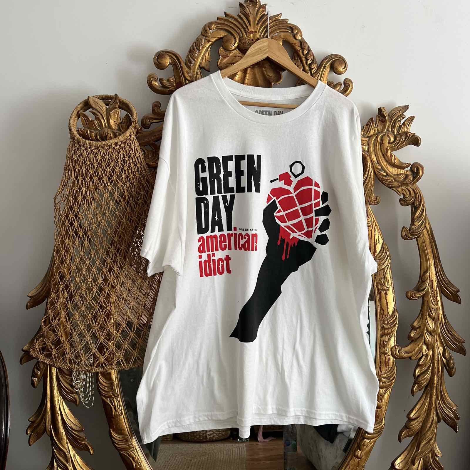 Band Tees Vintage Green Day American Idiot Tee Sz 3xl Hoodie, Sweatshirt | FlexRushtees.com