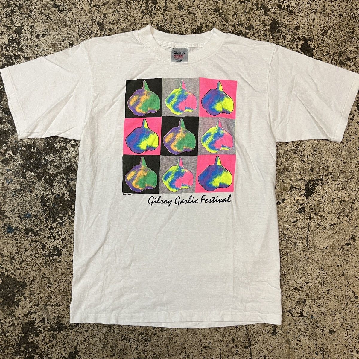 Vintage 80 S Gilroy Garlic Festival T Shirt Hoodie, Sweatshirt | FlexRushtees.com
