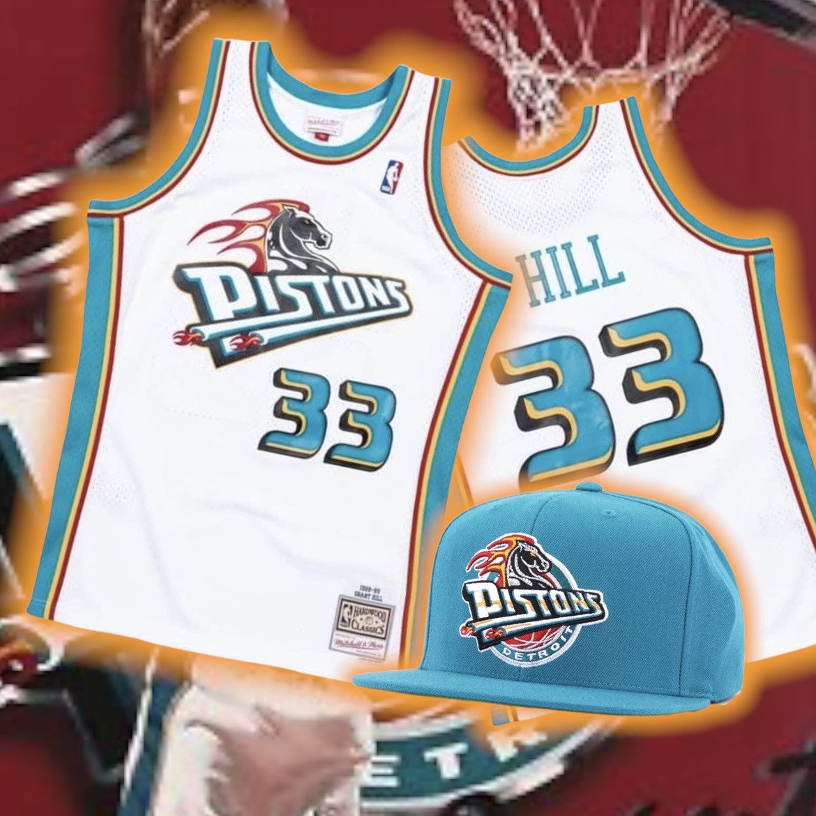 Ness Mitchell And Ness Grant Hill Swingman Jersey
