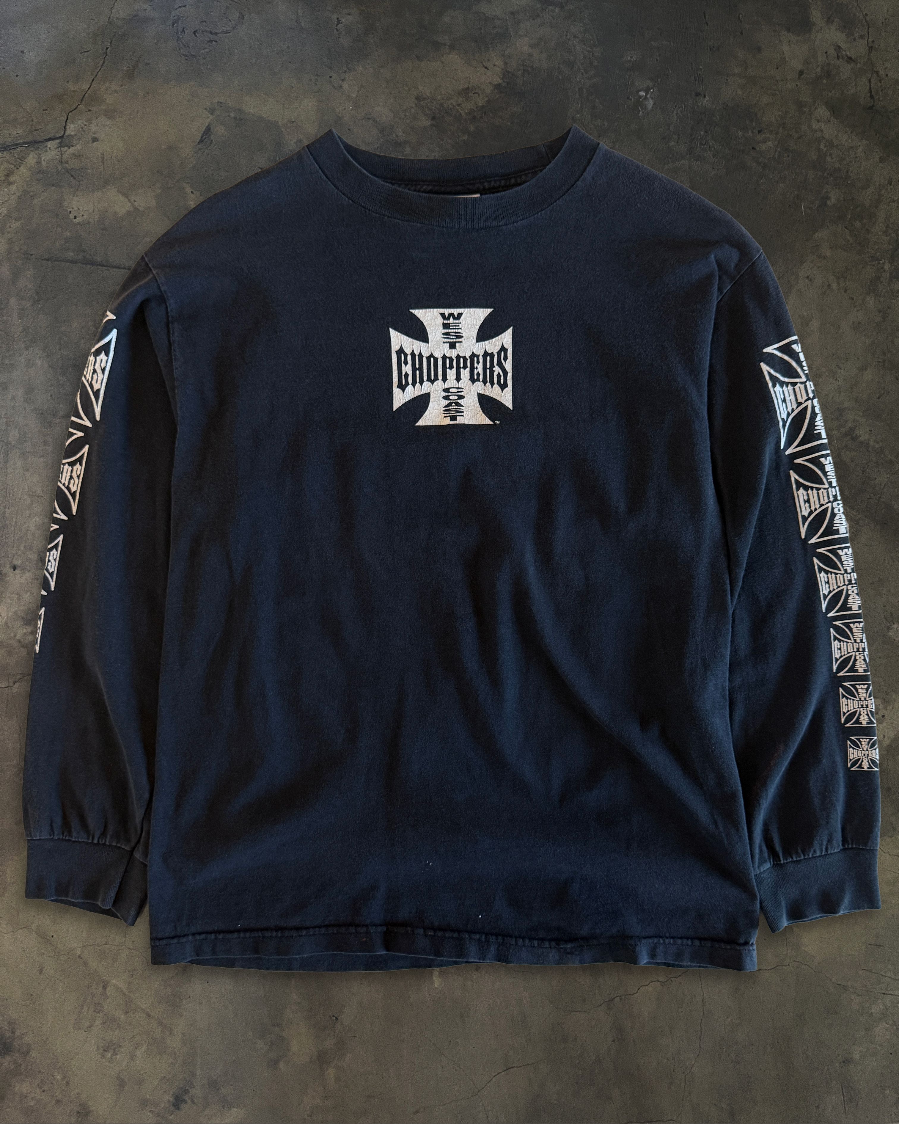 West Coast Choppers 2000s West Coast Choppers Black Long Sleeve Tee