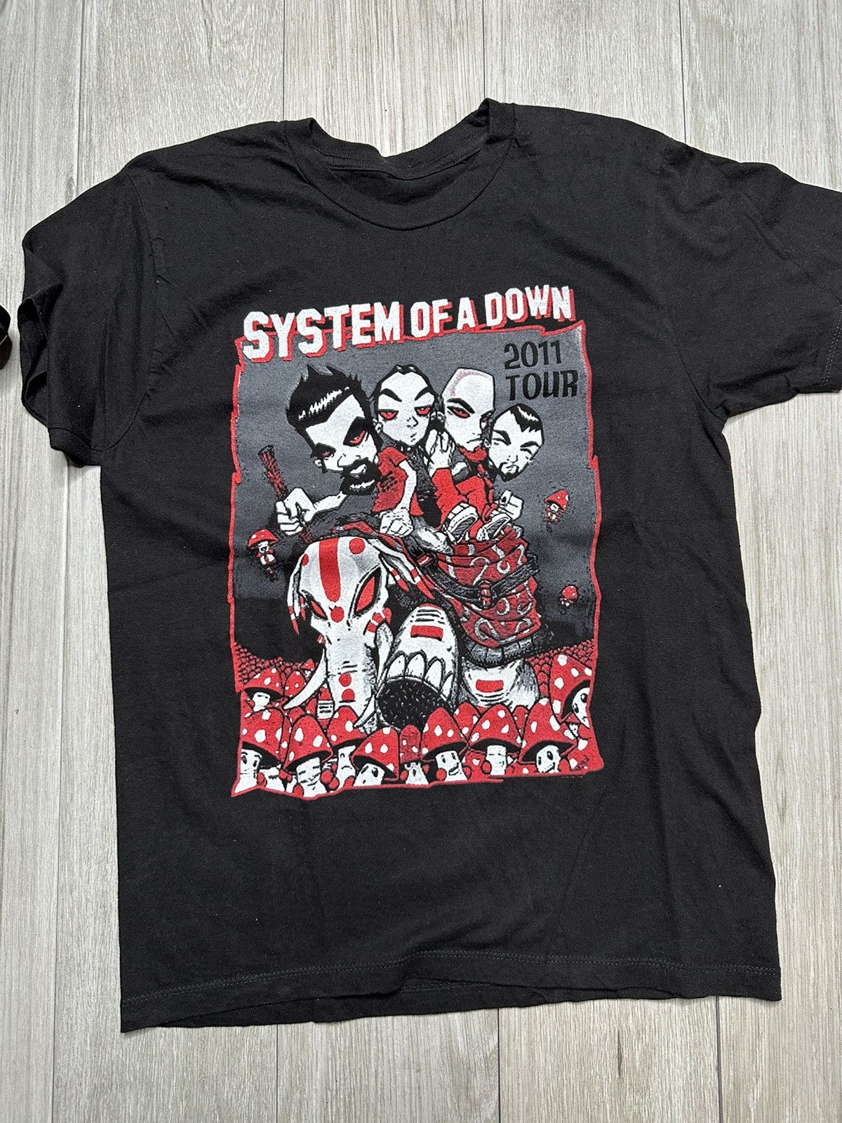 Band Tees 2011 System Of A Down Tour Tshirt Hoodie, Sweatshirt | FlexRushtees.com