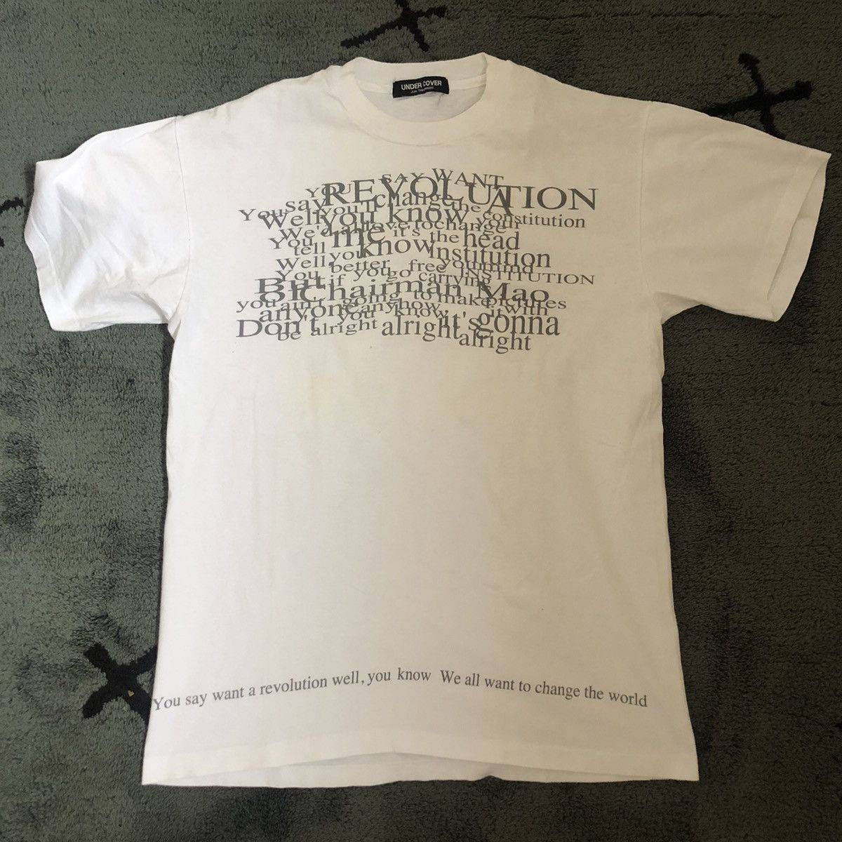 Archive Undercover Revolution Quote T Shirt Vintage Hoodie, Sweatshirt | FlexRushtees.com