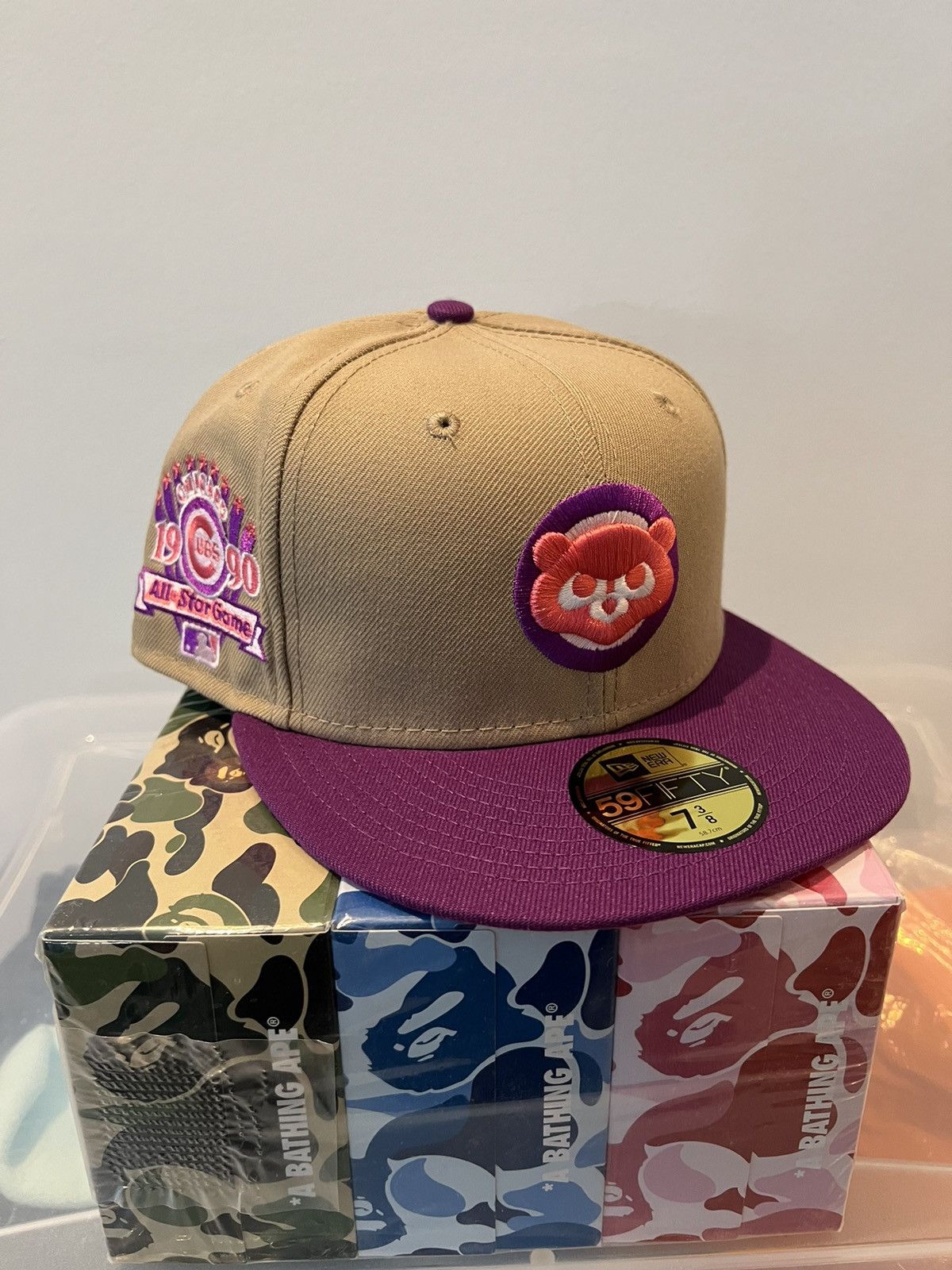 Topperz Exclusive Chicago Cubs Fitted 7 3 8 Two Tone Kanye