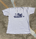Vintage 70s 80s I Climbed Masada Mountain Tourist Tee Shirt