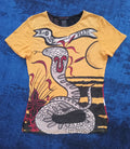 Barcelona Custo Barcelona Snake Design T Shirt