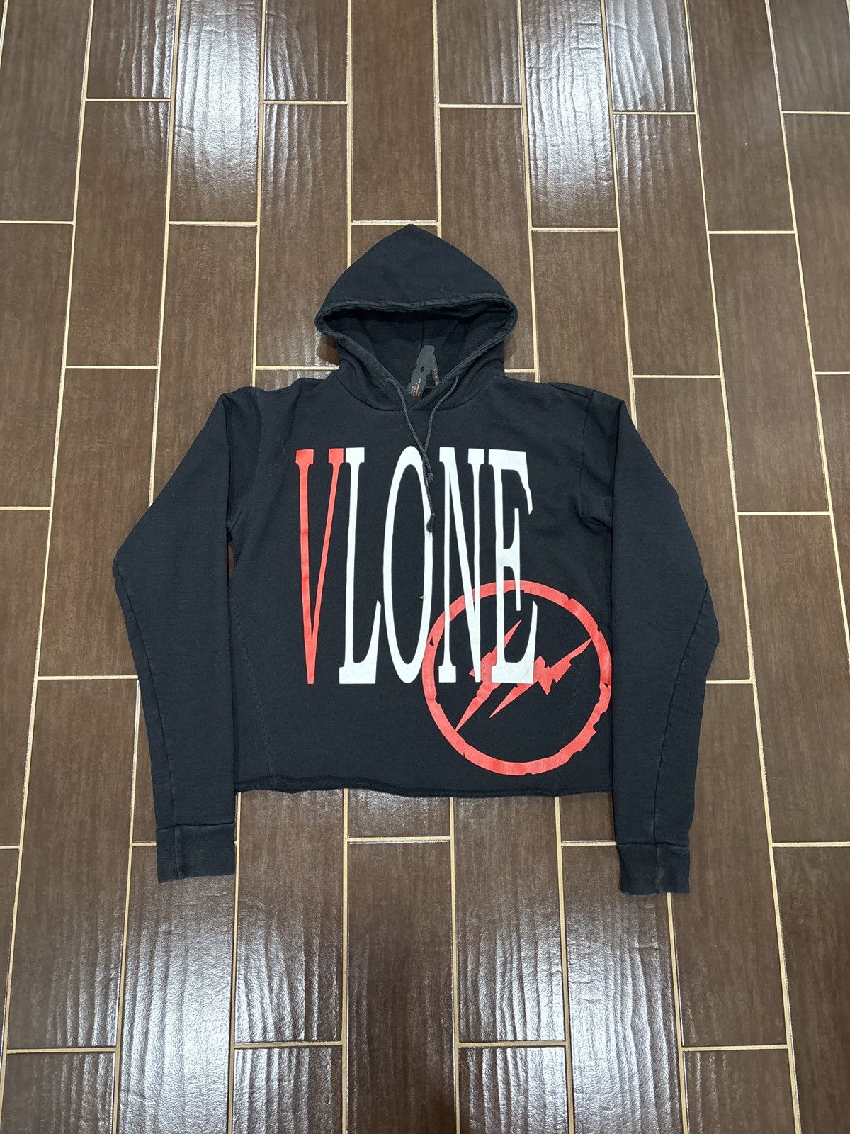 Vlone Lightly Worn Fragment X Vlone Reversible Staple Hoodie Sz M T-Shirts, Sweatshirt | FlexRushtees.com