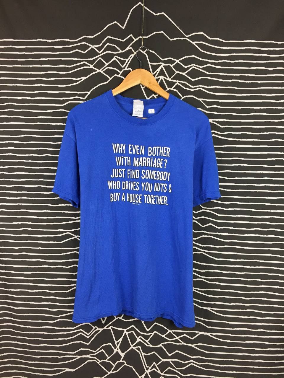 Vintage Y2k Why Even Bother Married Statement Quote Distressed Tee Hoodie, Sweatshirt | FlexRushtees.com