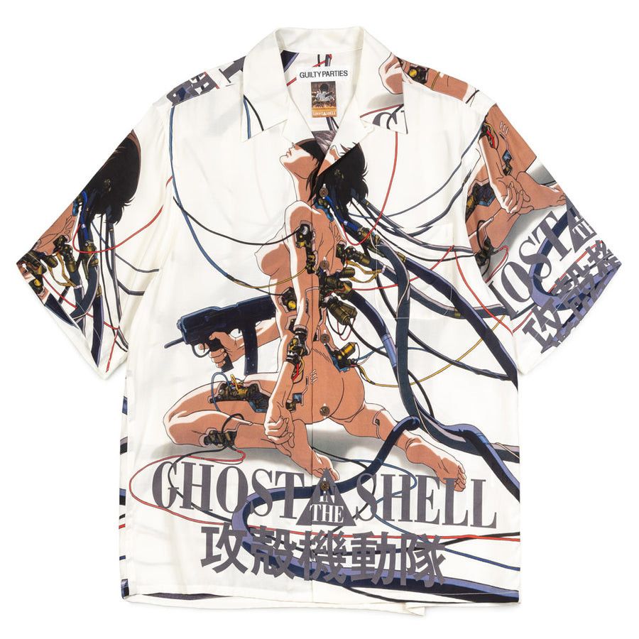 Hypebeast X Wacko Maria Wacko Maria X Ghost In The Shell Short Sleeve Hawaiian Shirt