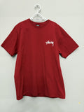 Red Stussy Tee W Back Graphic Hoodie, Sweatshirt | FlexRushtees.com