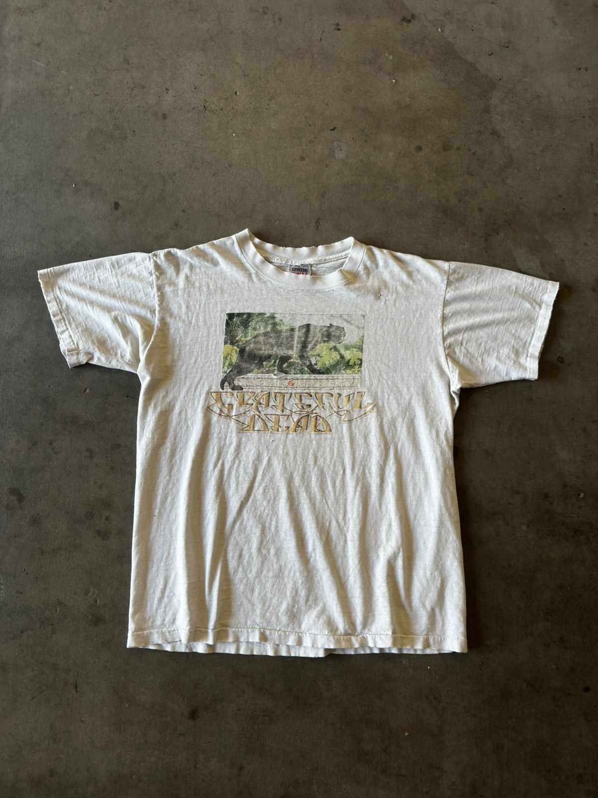 Grateful Dead 90 S Rare Grateful Dead Panther Tour Tee Size Xl L Hoodie, Sweatshirt | AU16VibeMintTees.com