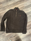 American Eagle Outfitters Brown Quarter Zip