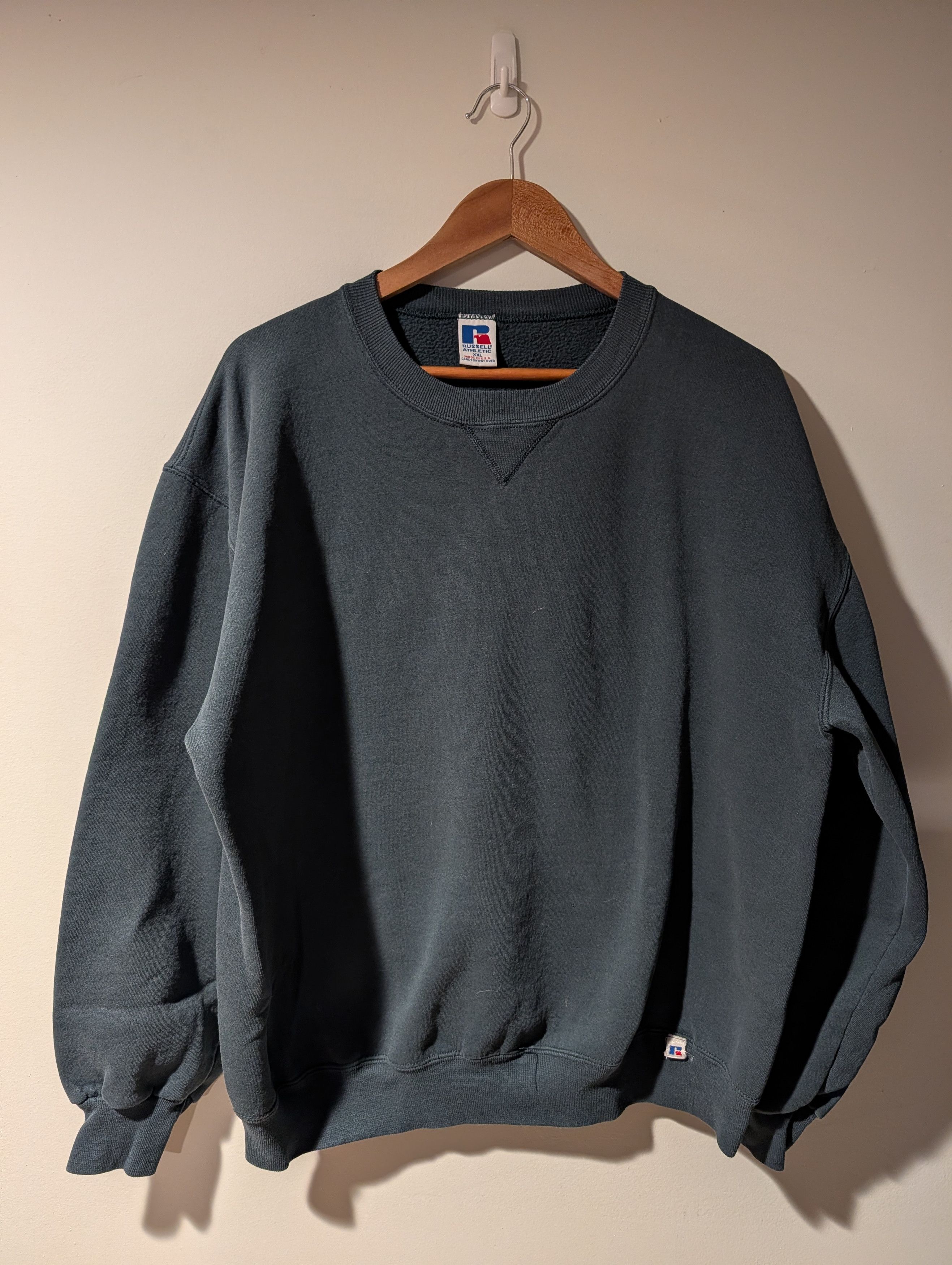 Athletic Vintage Russell Athletic Blank Crewneck Made Usa Sweatshirt