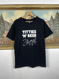Band Tees Vintage 70 S Frank Zappa Titties N And Beer Tee Band Merch Hoodie, Sweatshirt | FlexRushtees.com
