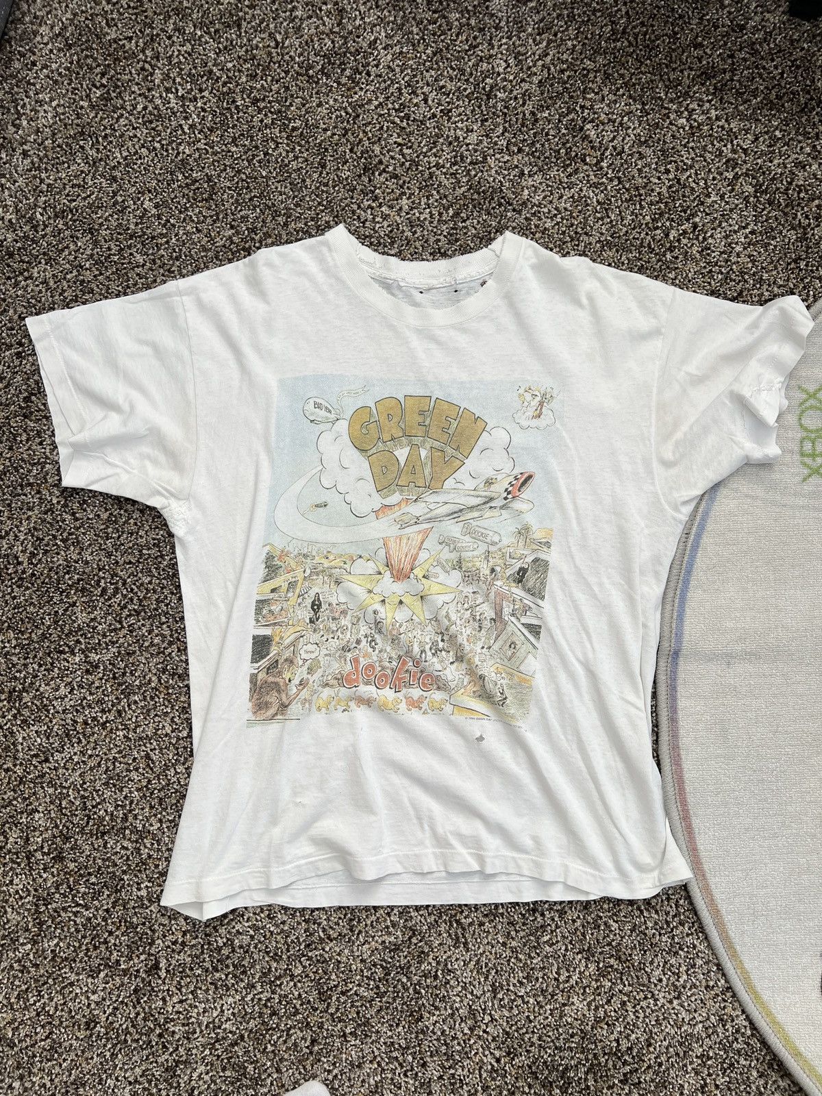 Vintage Thrashed Thin 1994 Green Day Dookie Vintage Shirt Hoodie, Sweatshirt | FlexRushtees.com