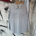 Ben Davis Vintage 1970s Ben Davis Halfziper Long Shirt Hickory Work