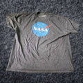 Vintage Nasa Big Logo Graphic T Shirt Mens 3xl Gray Space T Shirt Fifth Sun Crew Neck Short Sleeve