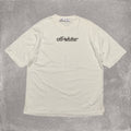 White Off White Large Logo Graphic White Tee Virgil Abloh Hoodie, Sweatshirt | FlexRushtees.com