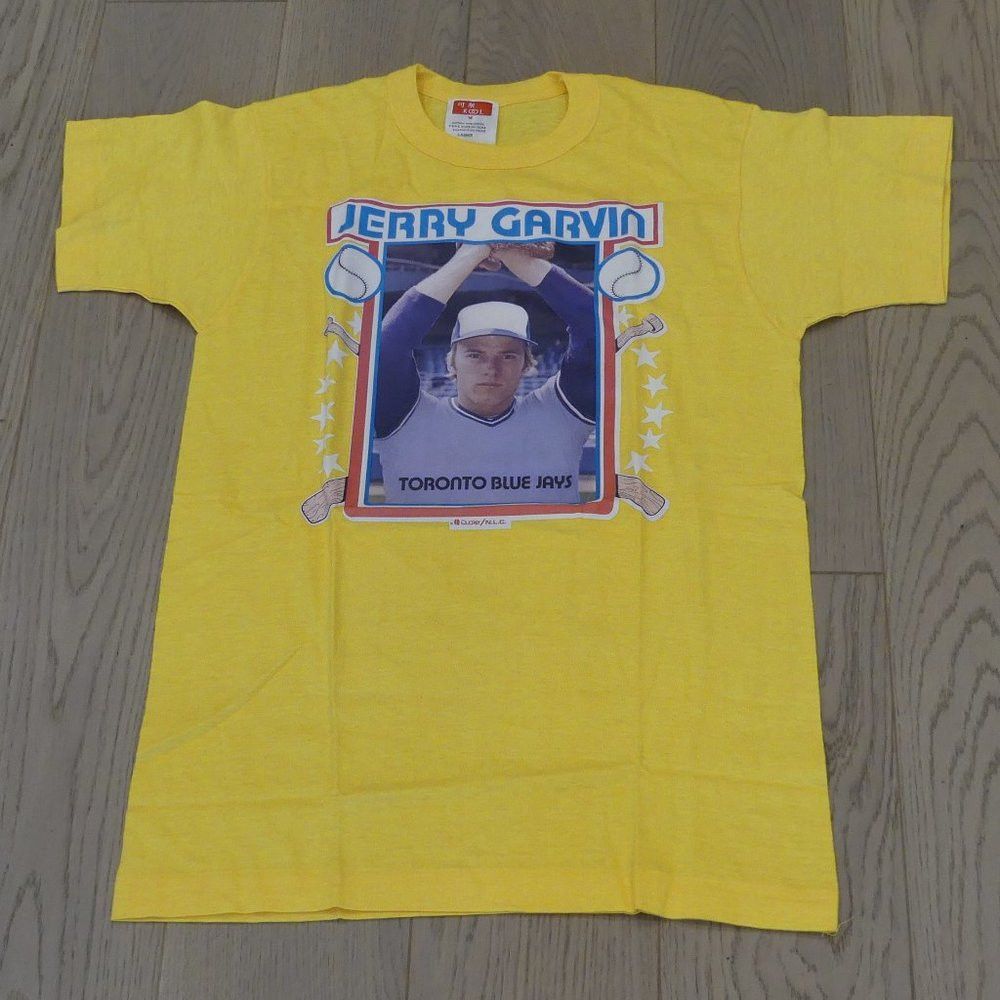 Vintage Toronto Blue Jays Jerry Garvin 1970 S Quaker Oats T Shirt