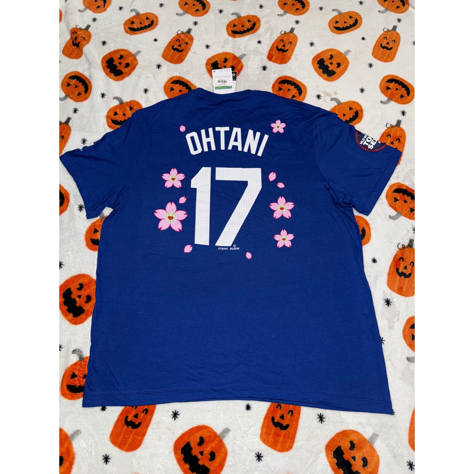 Murakami Ohtani 17 Blue Tee Size Xl