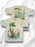 Liquid Blue Vintage 90s Liquid Blue Rain Forest Art 1991 Tropical Tee