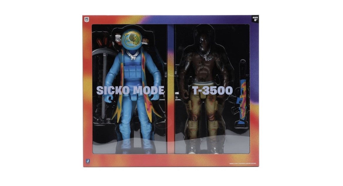 Scott Travis Scott Cactus Jack Fortnite Action Figure Duo Set