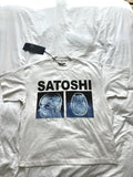 Nakamoto Satoshi Nakamoto A Lot On My Mind Oversized Tee White Hoodie, Sweatshirt | FlexRushtees.com