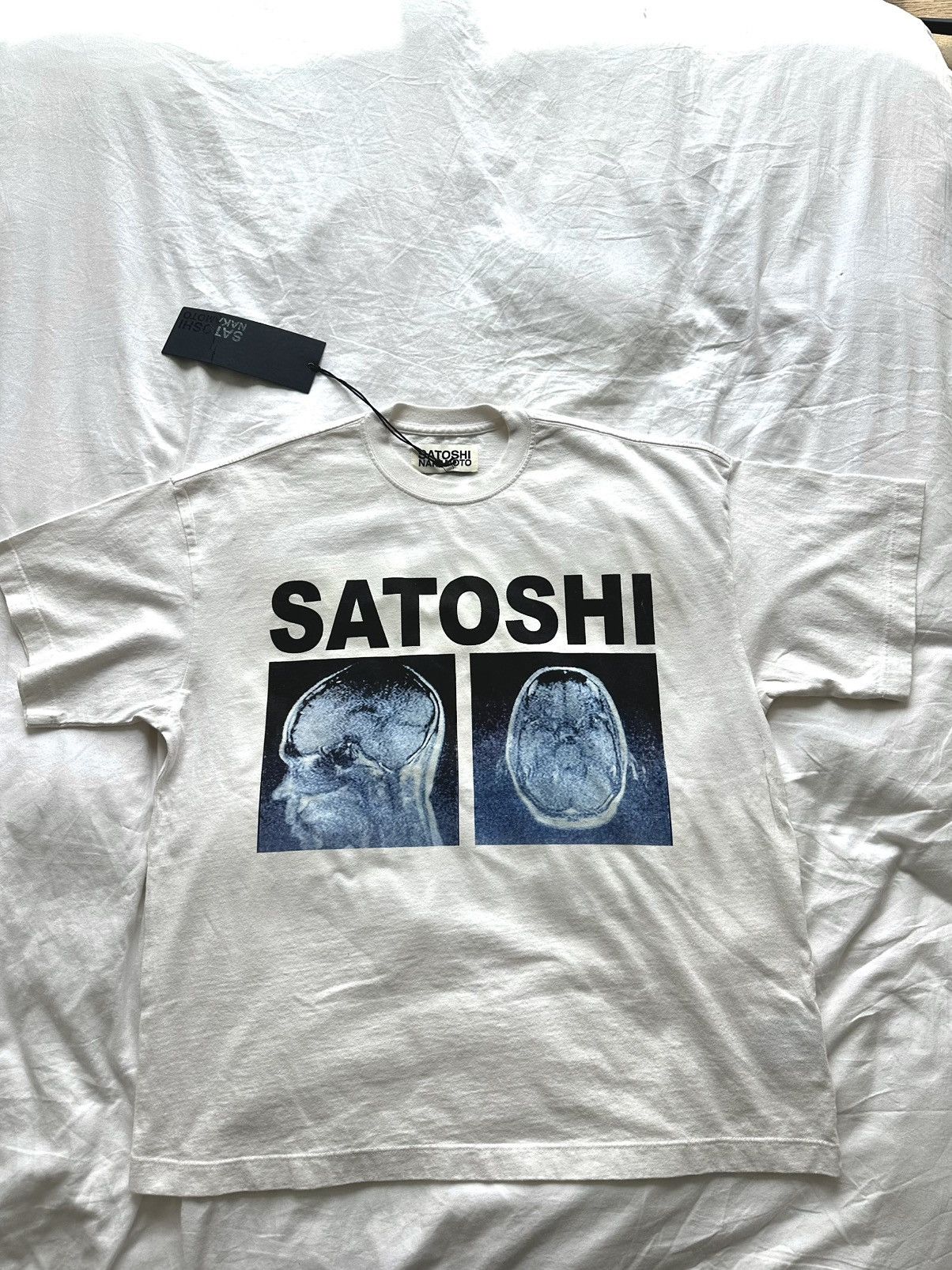 Nakamoto Satoshi Nakamoto A Lot On My Mind Oversized Tee White Hoodie, Sweatshirt | FlexRushtees.com