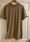 Essentials Essential Long T Shirt L Tan Hoodie, Sweatshirt | FlexRushtees.com