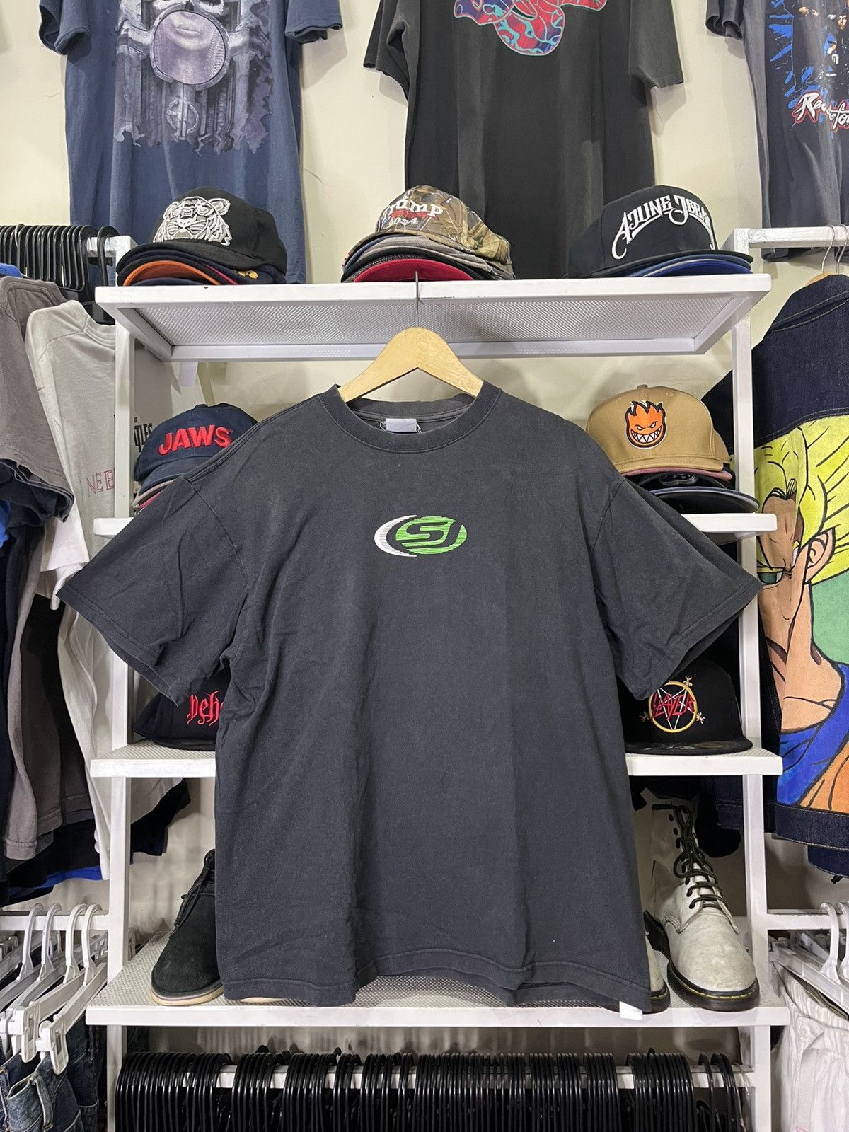 Vintage Stained Sport Tee Green Hoodie, Sweatshirt | FlexRushtees.com