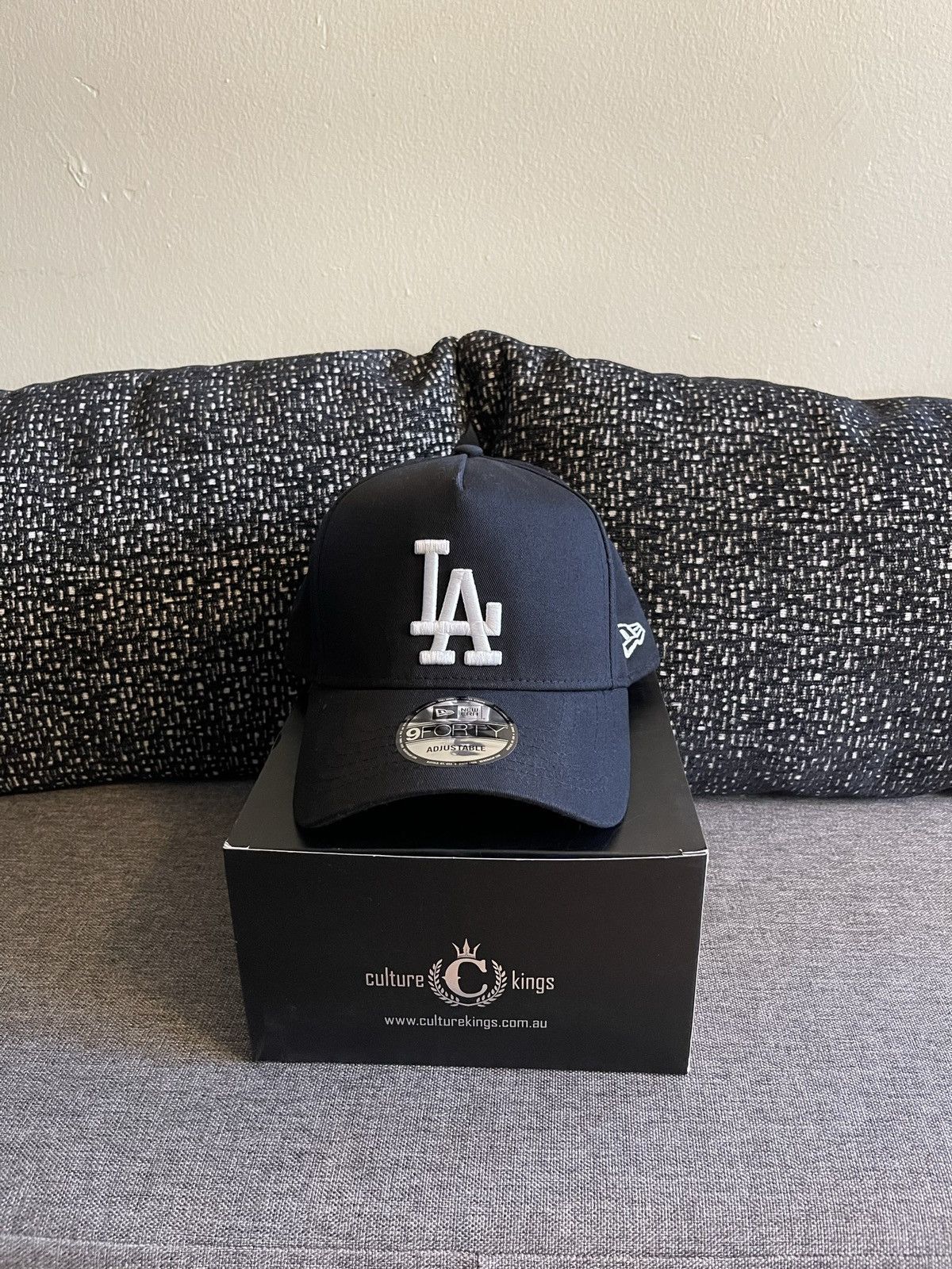 New Era La Dodgers Essential Black 9forty Cap