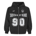 Vintage Shining Blood 90 Graphic Zip Up Hoodie