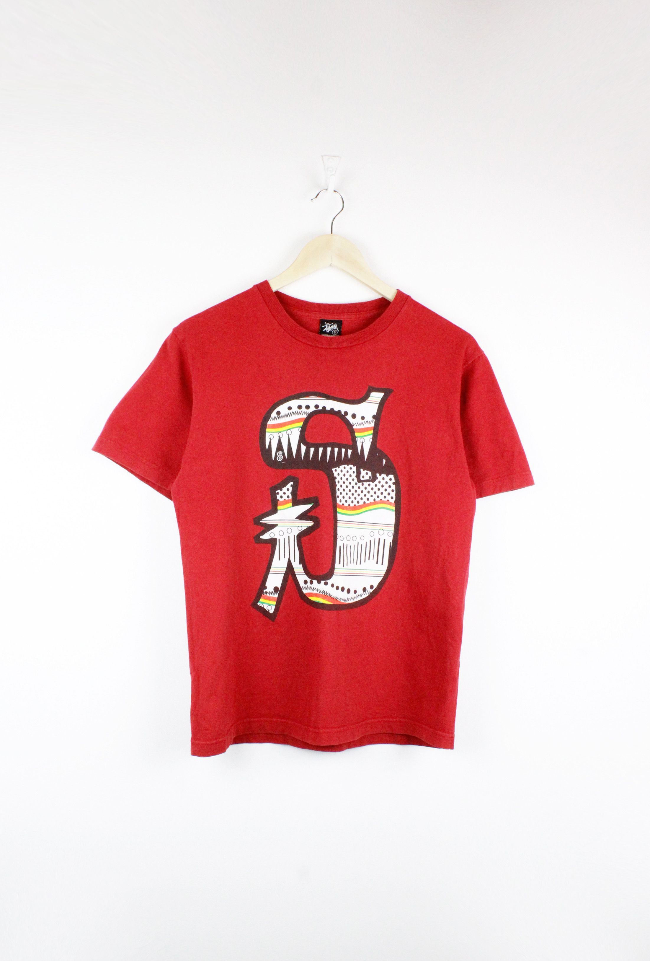 Vintage Stussy Reb Big S Logo Graphic Crew T Shirt Hoodie, Sweatshirt | FlexRushtees.com