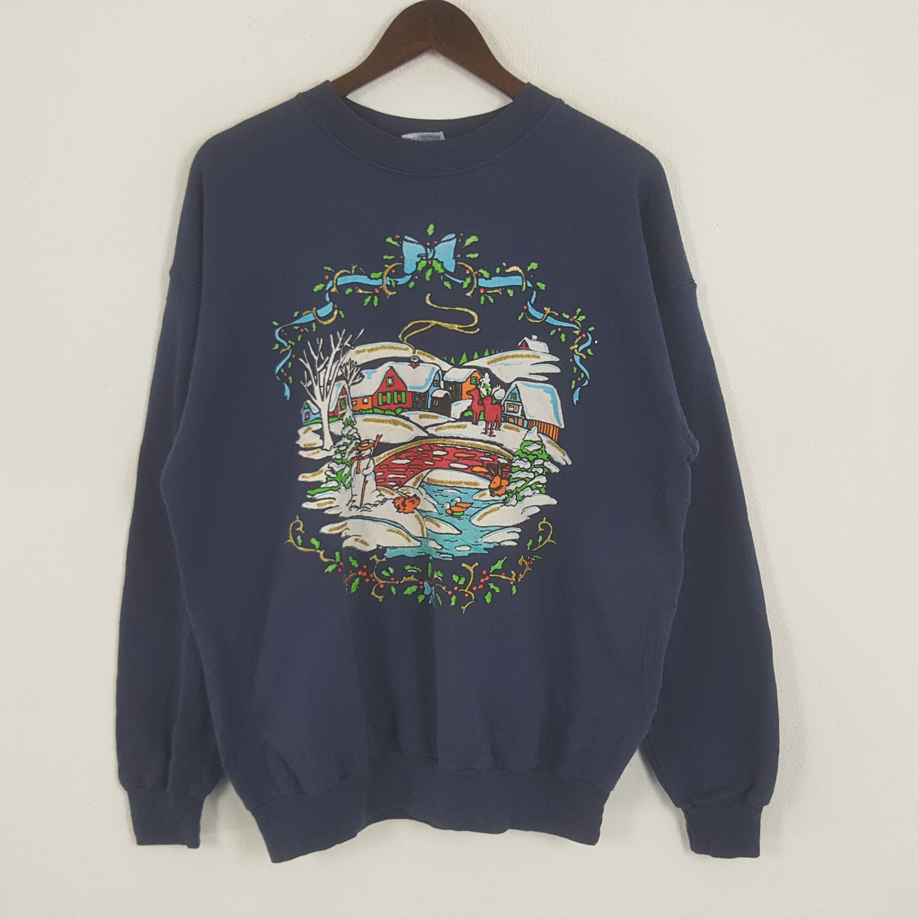 Other Vintage Hanes Art Winter Landscapes Sweatshirt T-Shirts, Hoodie | FlexRushtees.com