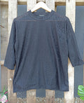 Japanese Brand Mesh Monogram Quater Sleeve