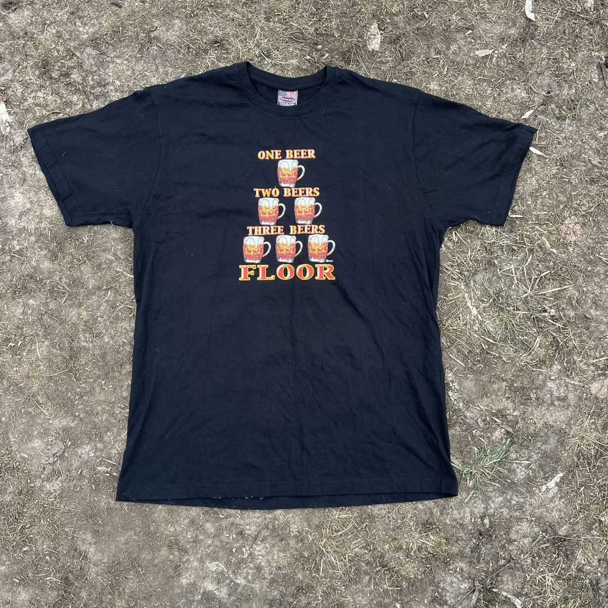Vintage Y2k Adult One Beer Two Beers Buymypiece Tee Hoodie, Sweatshirt | FlexRushtees.com