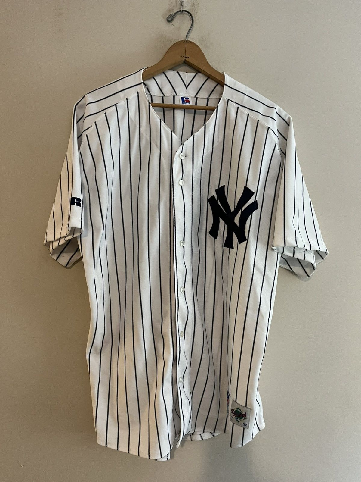 Russell Athletic Vintage Pinstriped Roger Clemens Yankees Authentic Jersey