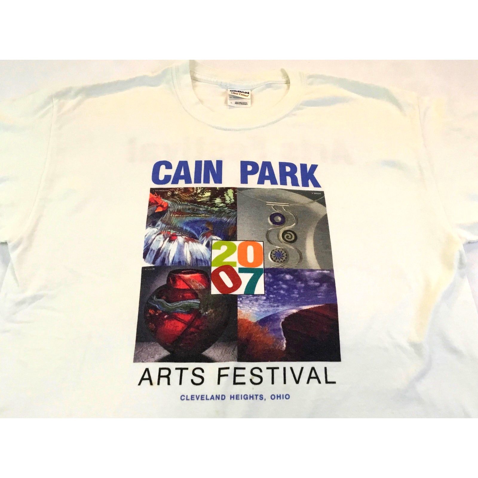 Gildan Cain Park 2007 Arts Festival Staff Cleveland Oh T Shirt L Hoodie, Sweatshirt | FlexRushtees.com