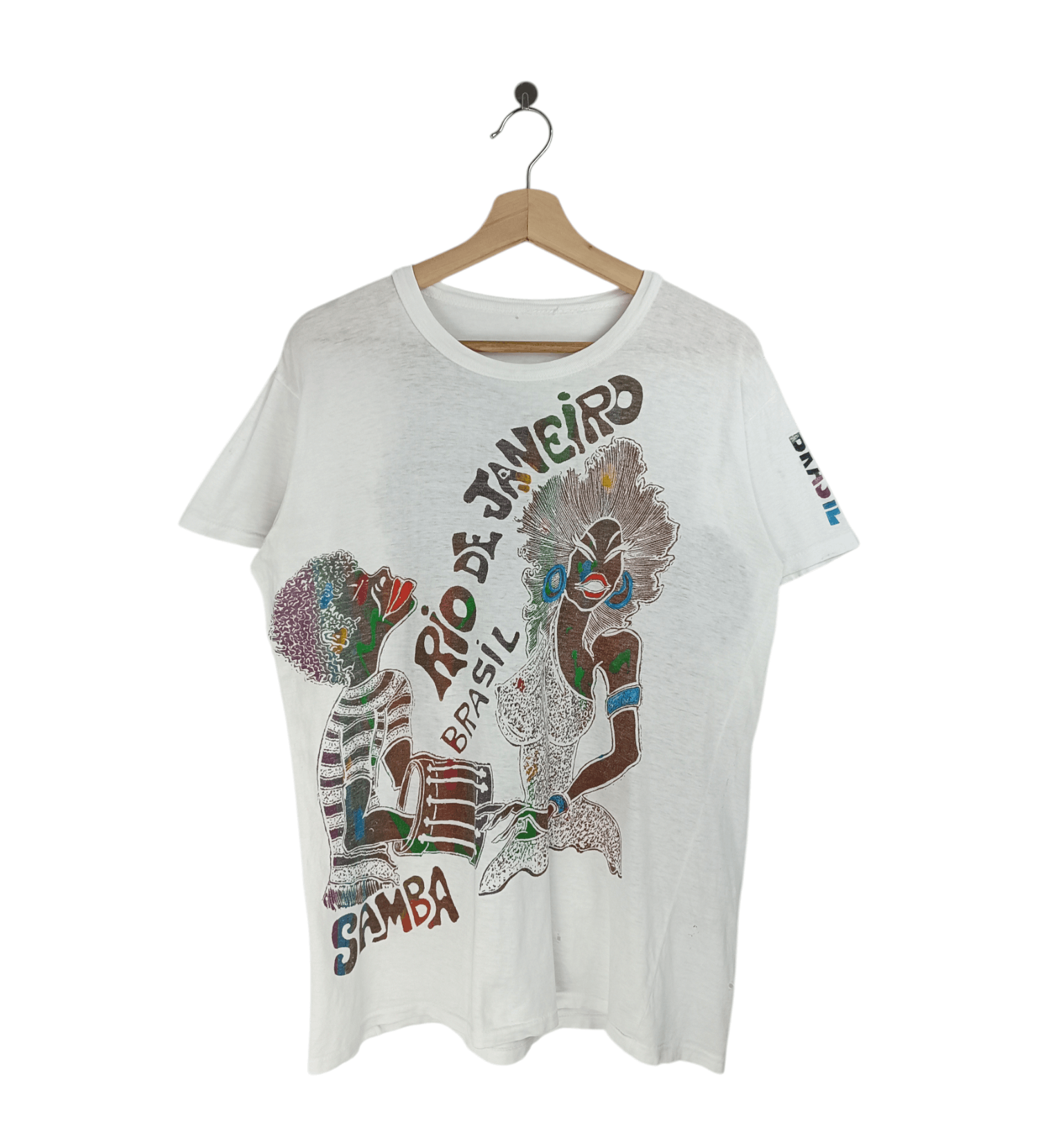 Vintage 80 S Rio De Janeiro Brasil Samba Very Rare Tee Hoodie, Sweatshirt | FlexRushtees.com