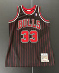 Mitchell Ness Scottie Pippen Black Chicago Bulls 1996 97 Authentic Jersey