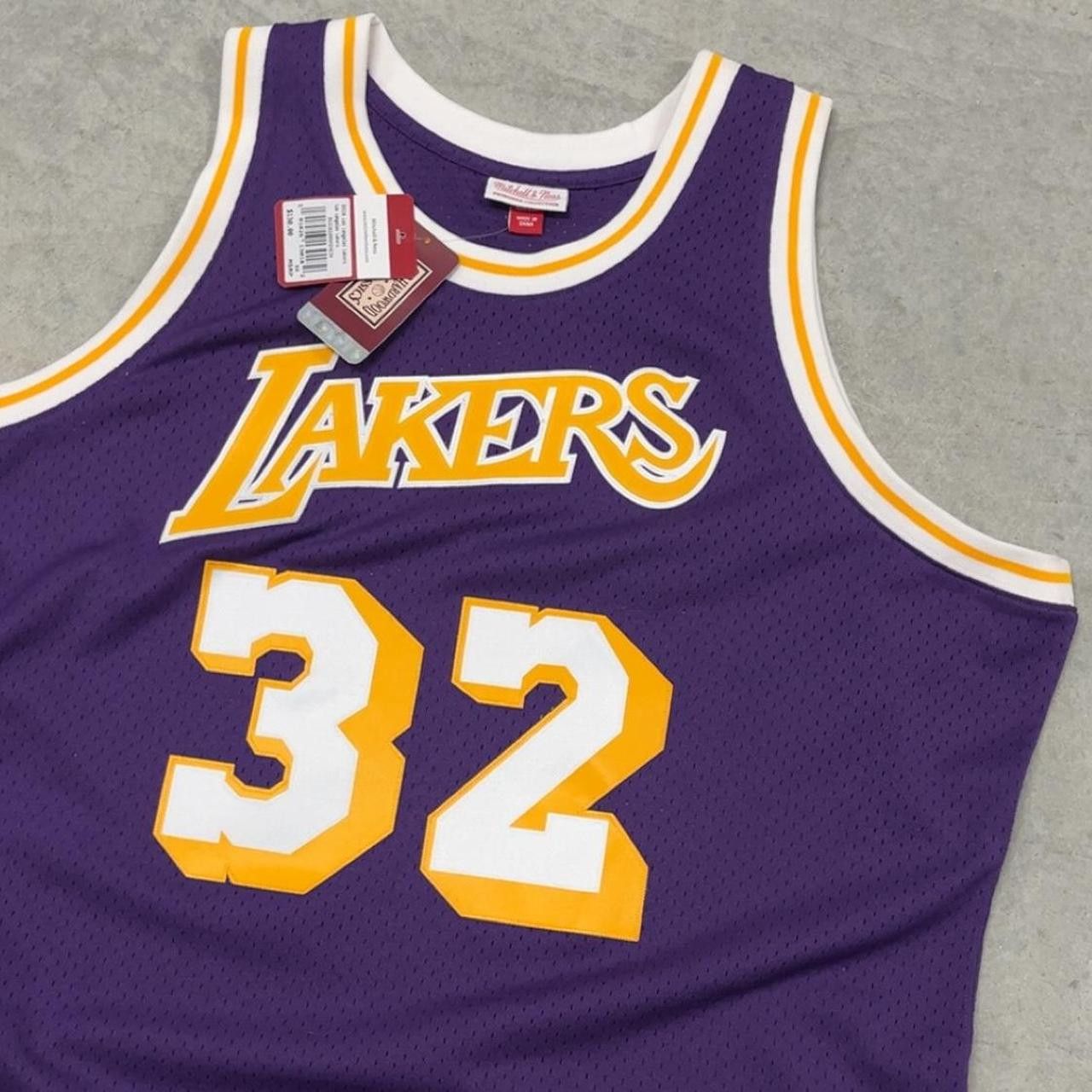 Nba X Vintage L A Lakers Magic Johnson Mitchell Ness Swingman Jersey T-Shirts, Hoodie, Sweatshirt | FlexRushtees.com
