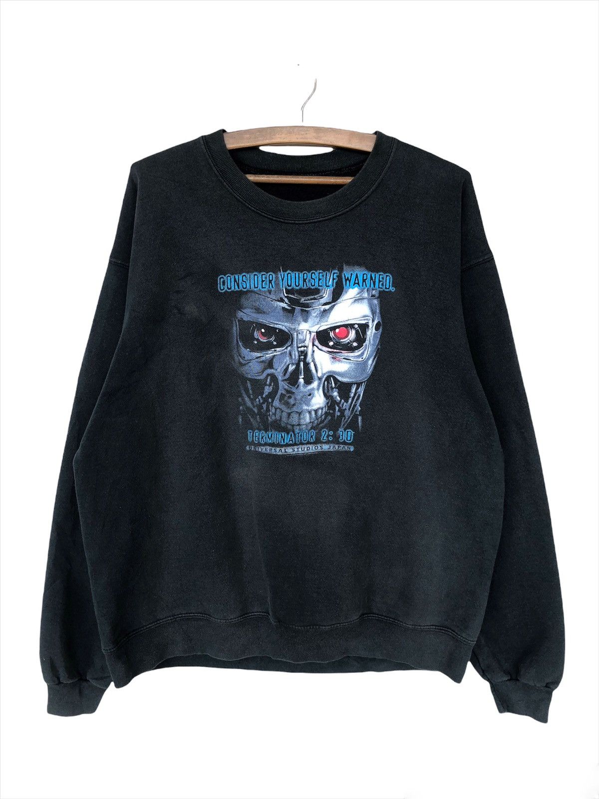 Vintage Rare Og Y2k Terminator 2 3d Movie Promo Crewneck Sweater