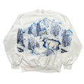 Vintage Winter Landscape Crewneck Sweatshirt T-Shirts, Hoodie | FlexRushtees.com