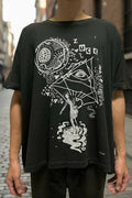 Cmrtyz Wide Oversized Psychedelic Summer Isseymiyake