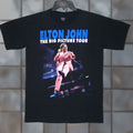 Etro Elton John Graphic T Shirt Adult Medium Black Cotton Retro Concert Music Mens Hoodie, Sweatshirt | FlexRushtees.com